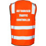 Authorised Traffic Controller Safety Vest Orange